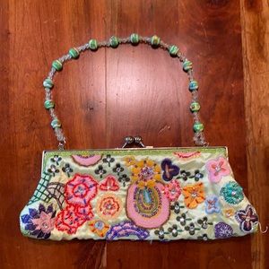 Beaded cocktail purse